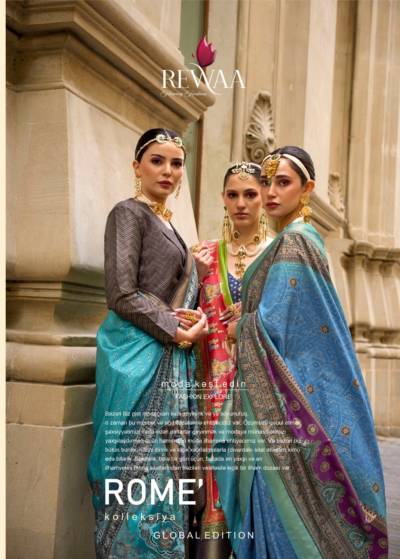 REWAA ROME 912 TO 920 DESIGNER SILK SAREE WHOLESALER IN SURAT